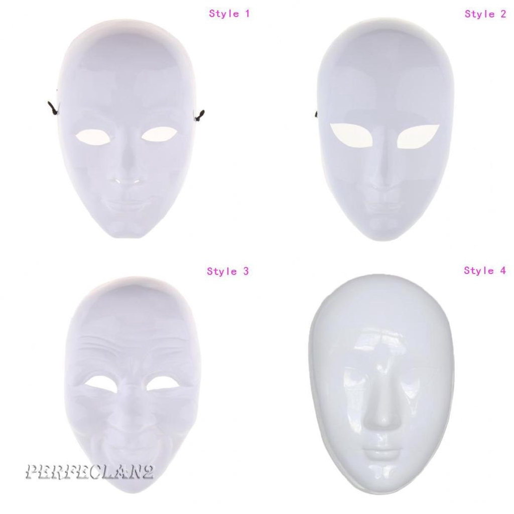 White Mask Full Face 