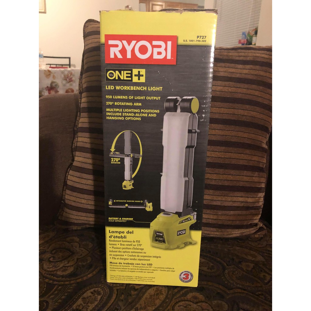 RYOBI18 Volt ONE Cordless LED Workbench Light Tool Only Brand