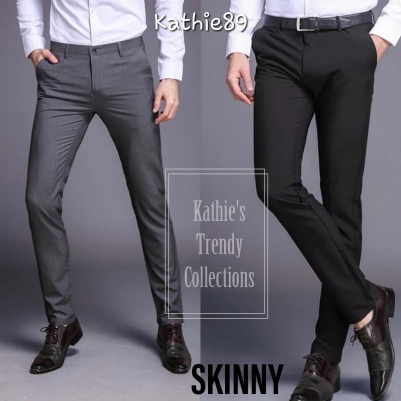 Skinny best sale slacks mens