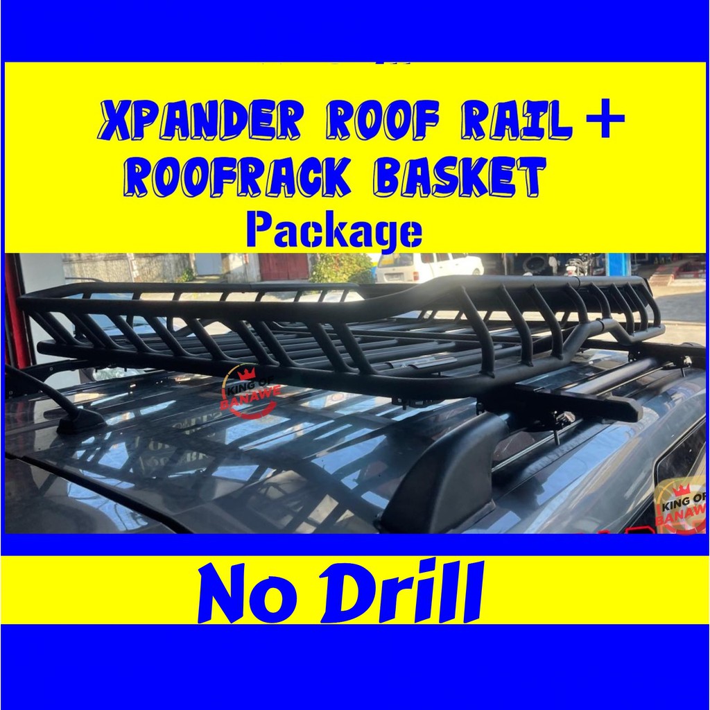 Xpander Roof Rail Roofrack Basket roof rack roofrail Shopee