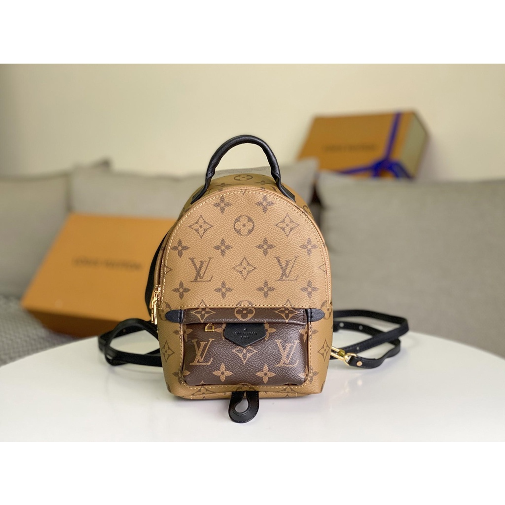 Louis Vuitton Monogram Reverse Canvas Mini Palm Springs Backpack