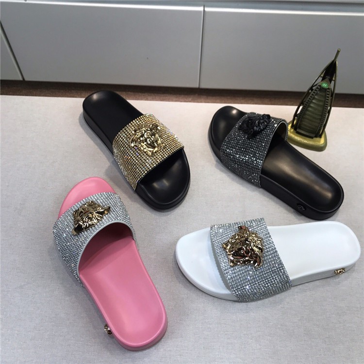 Versace best sale female slippers