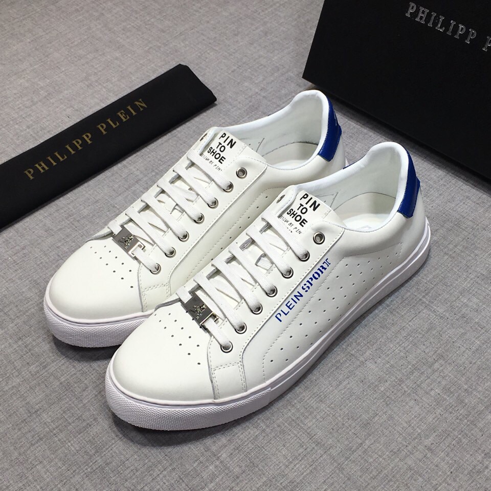 White philipp hot sale plein sneakers