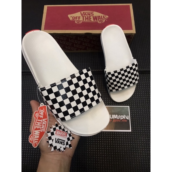 Checkerboard slippers shop vans