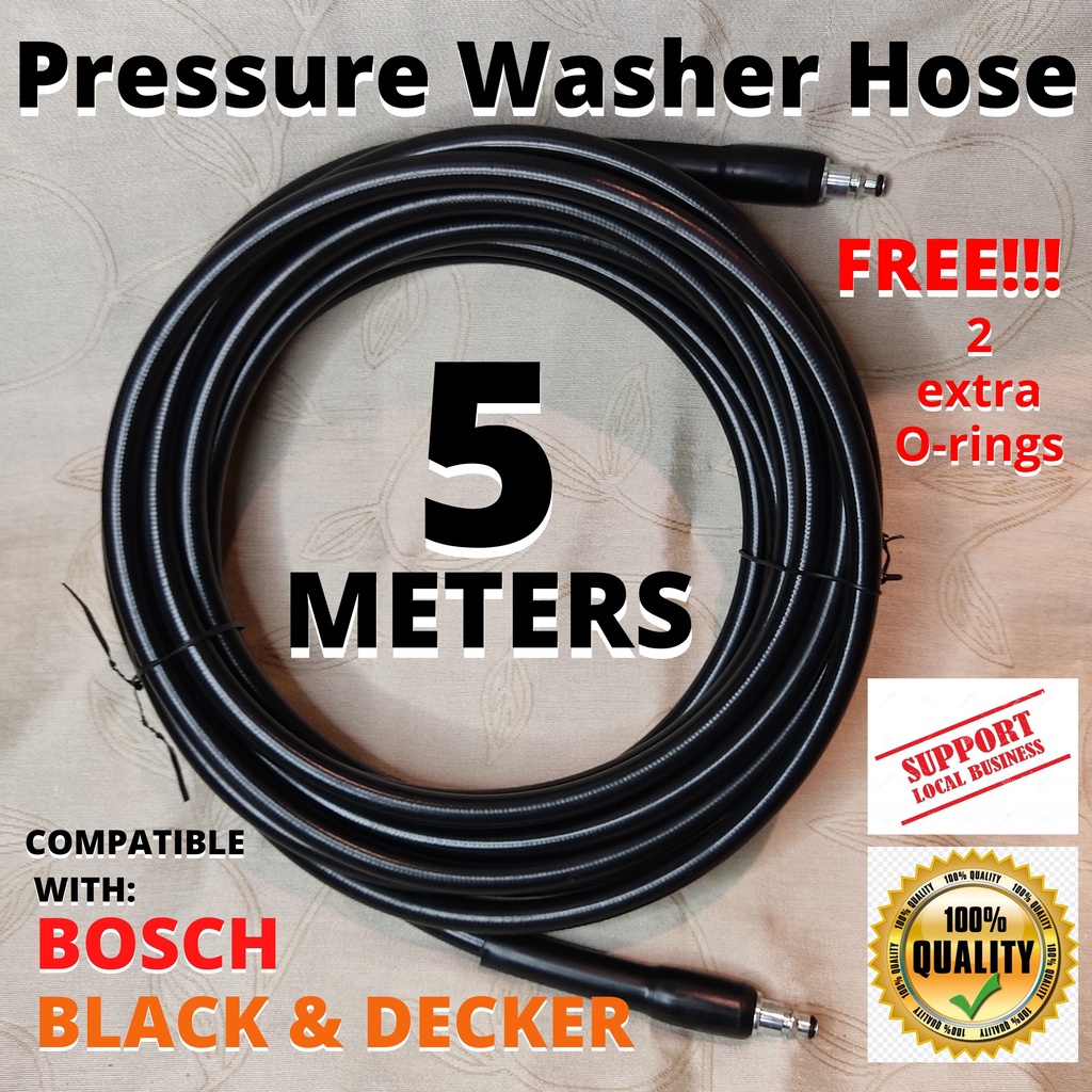 BLACK AND DECKER PRESSURE WASHER HOSE 5 METERS PW1400s BW13 BW15