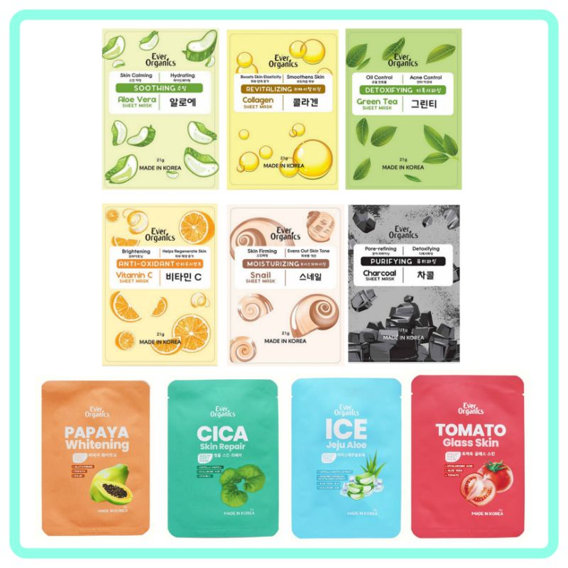 Organic face store mask sheet