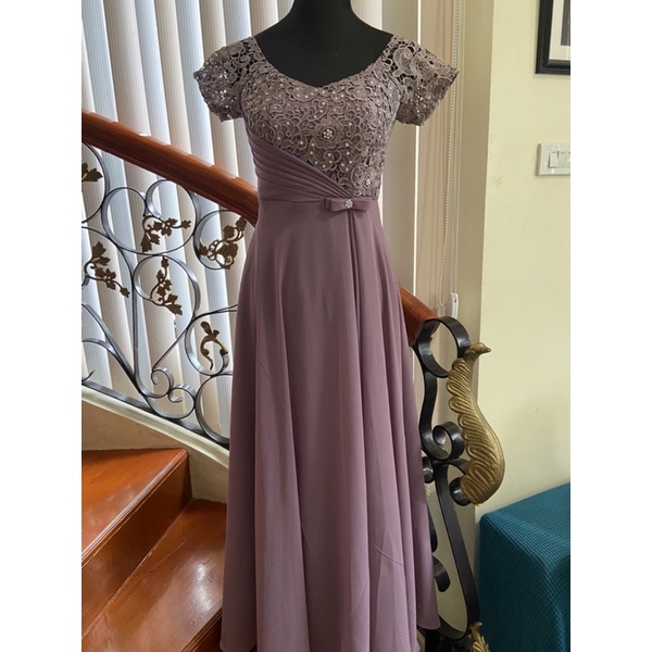 Long gown outlet for wedding sponsor