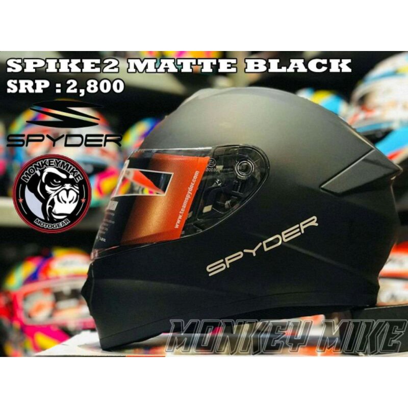 Spyder helmet matte black 2024 price