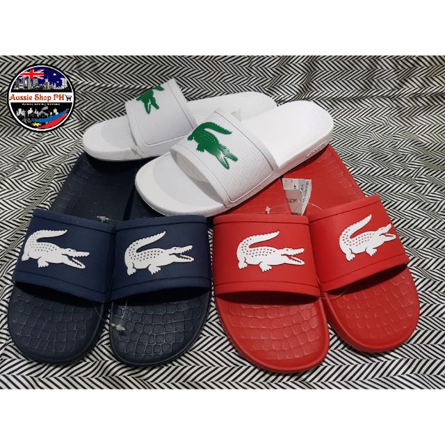 Lacoste on sale slippers price