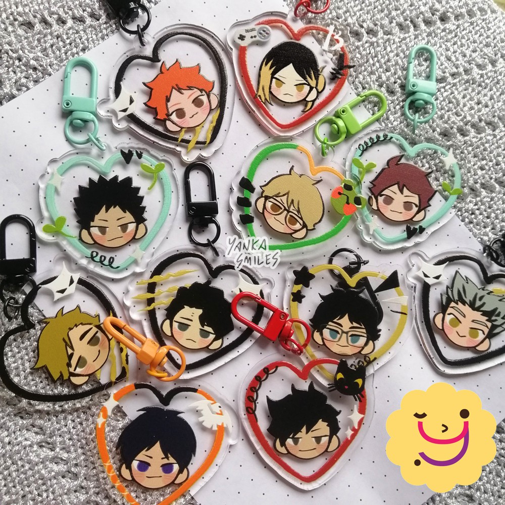 Haikyuu acrylic clearance keychain