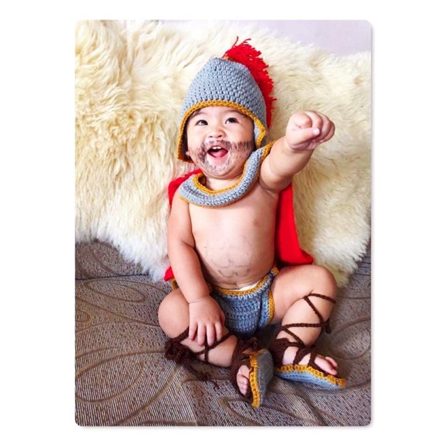 Gladiator baby hot sale costume