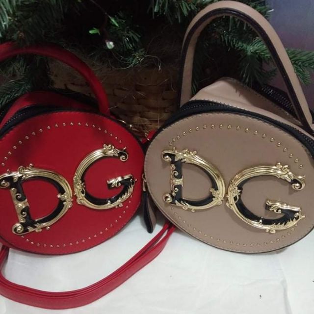 D G Dolce Gabbana Round Sling Bag Shopee Philippines