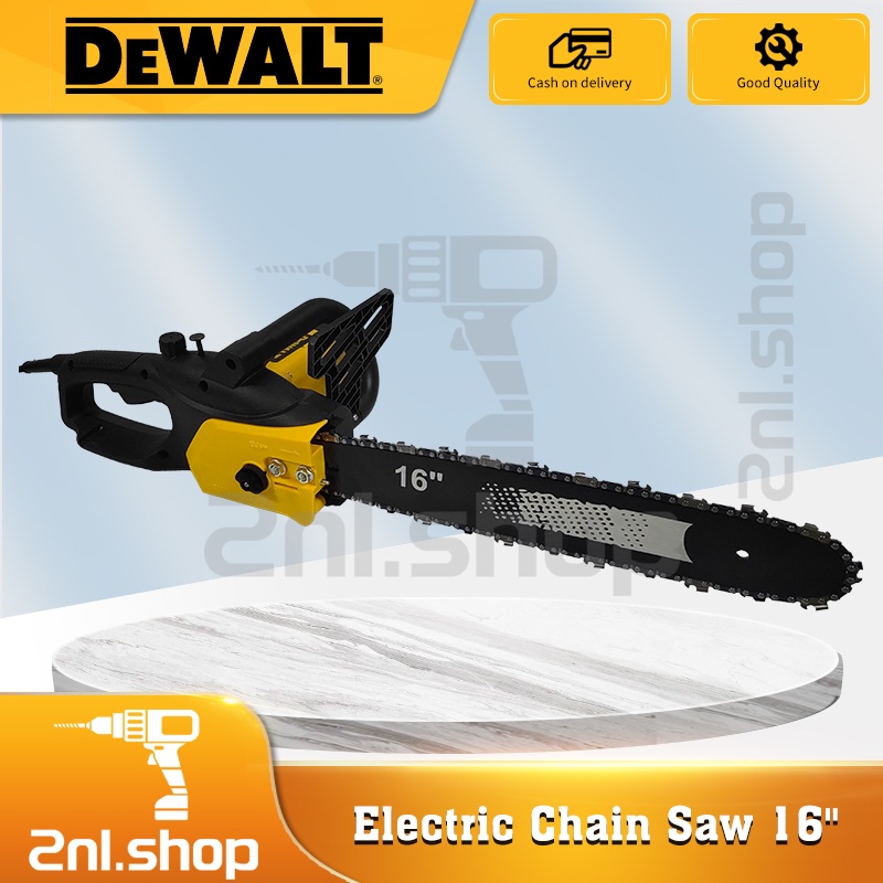 DeWALT 16 inches Wood Cutting Electric Chain Saw Yellow Shopee