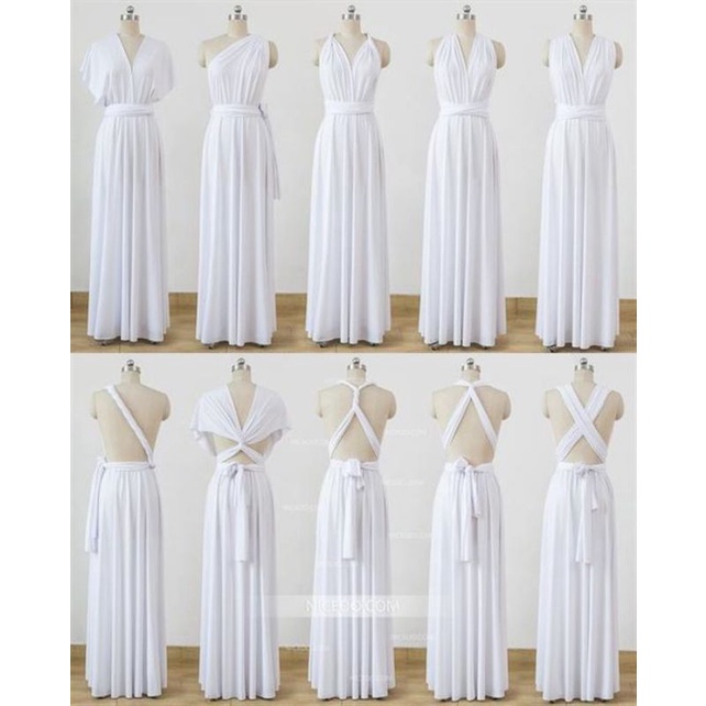 Infinity shop white dress