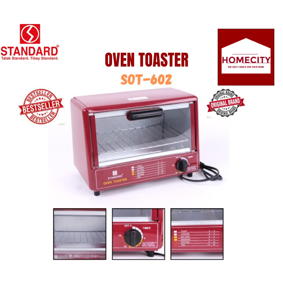 STANDARD OVEN TOASTER SOT 602 Shopee Philippines