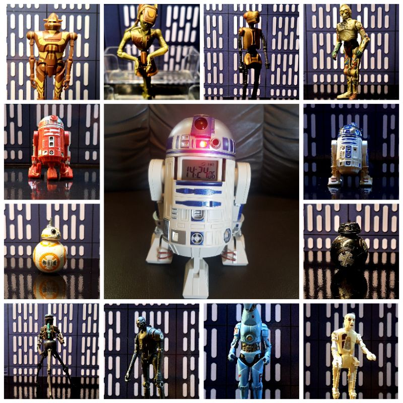 Star Wars Robot BB-8 R2-D2 Action Figures Ornaments Toys Model