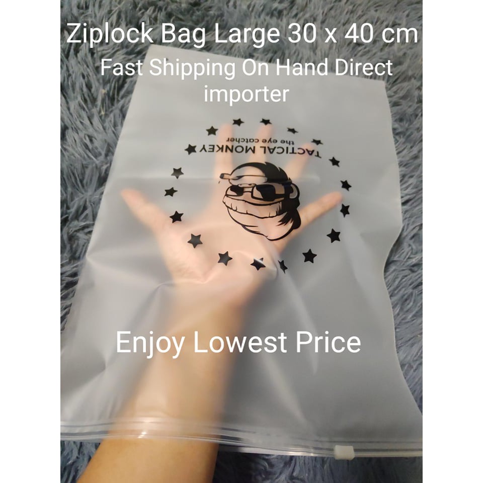 Hot Selling Eco friendly Zipper Resealable Clothes Packaging Frosted  Plastic Ziplock Bag - Qingdao Sante Packing Co., Ltd.