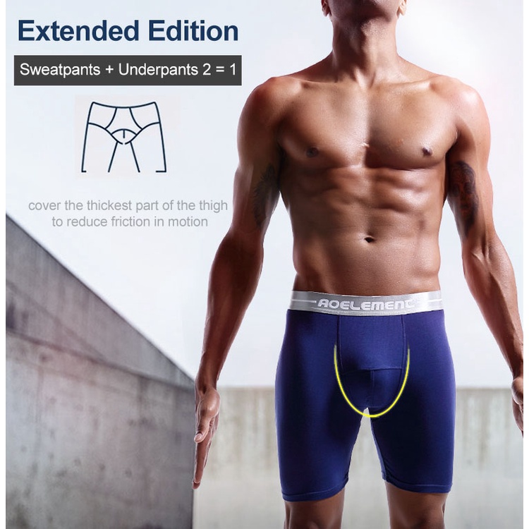 Sporty Men's Modal Underwear Breathable Bulge Pouch Briefs with