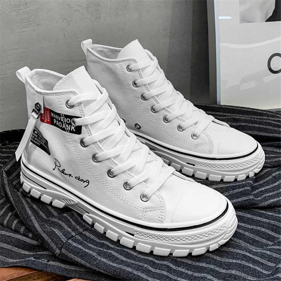 Buy ASTEROID STAR Canvas Premium White Boot Partywear, 44% OFF