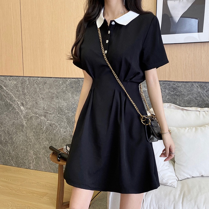 Black hotsell dress polo