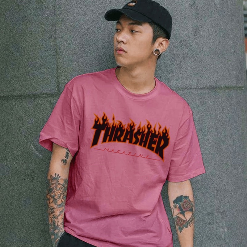 Pink thrasher t outlet shirt