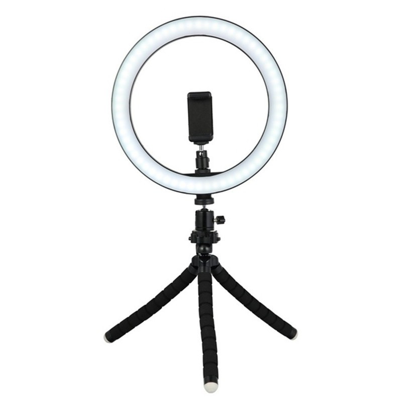 Mini tripod hot sale ring light