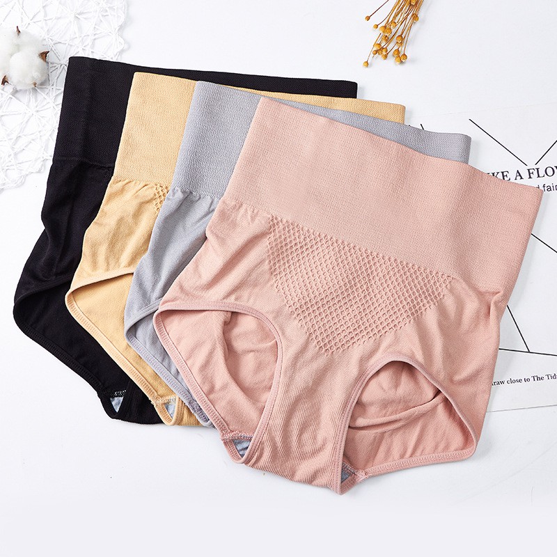 Catwalk Cotton Panties Medium Waist Tummy Control Elastic Design Elastic  Women's underwear