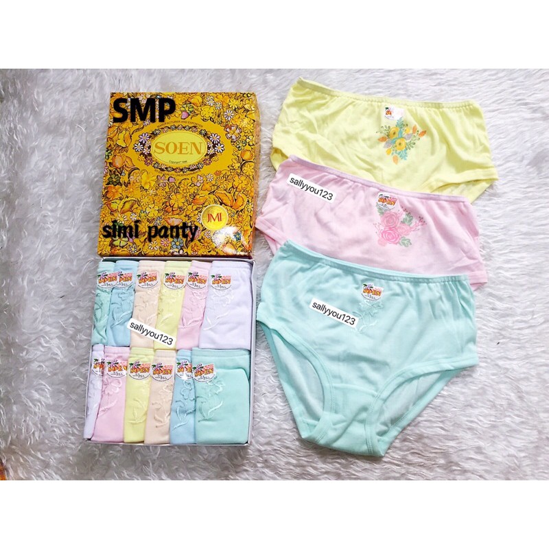 soen women underwear panty print EMB design SIZE small medium