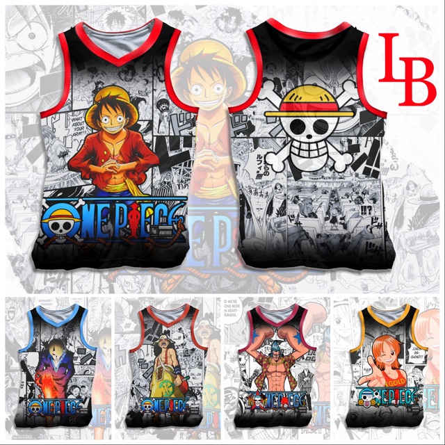 ONE PIECE INSPIRED - FULL SUBLIMATION JERSEY - LUFFY
