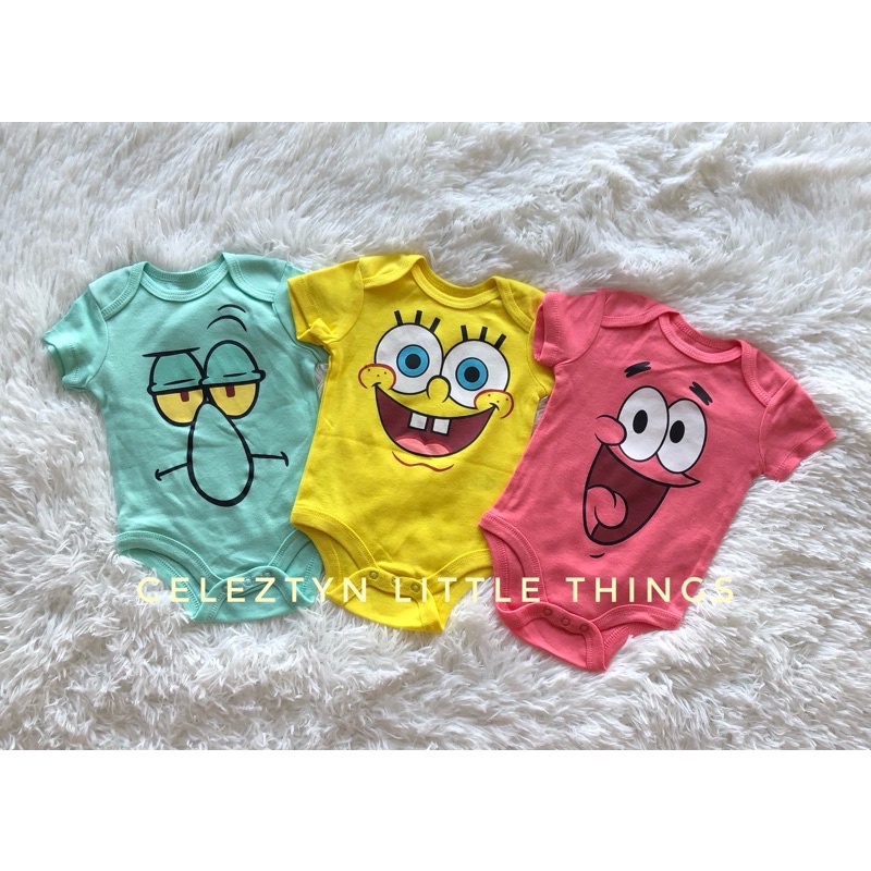 Spongebob 2024 onesie baby