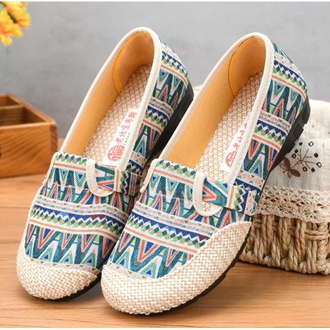 Rattan loafers store