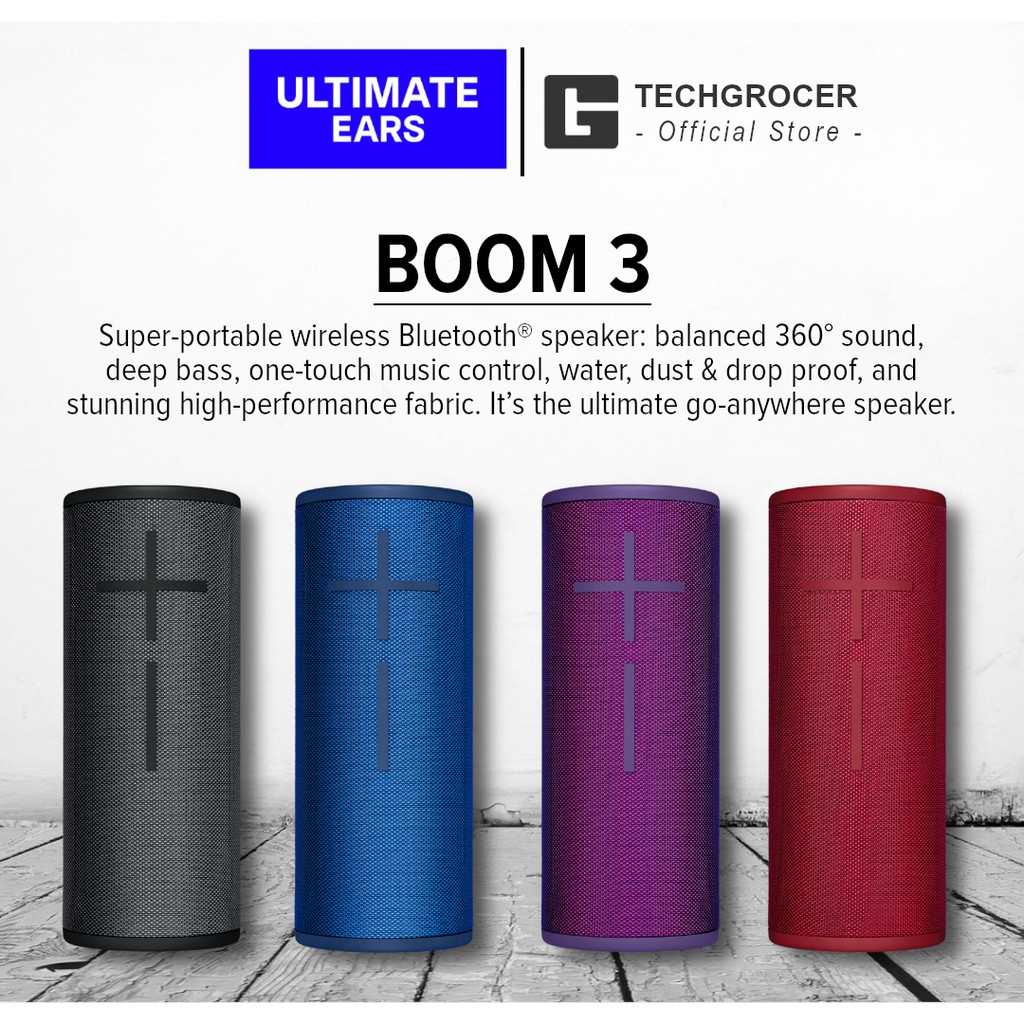 Ultimate ears boom 3 online portable bluetooth wireless speaker