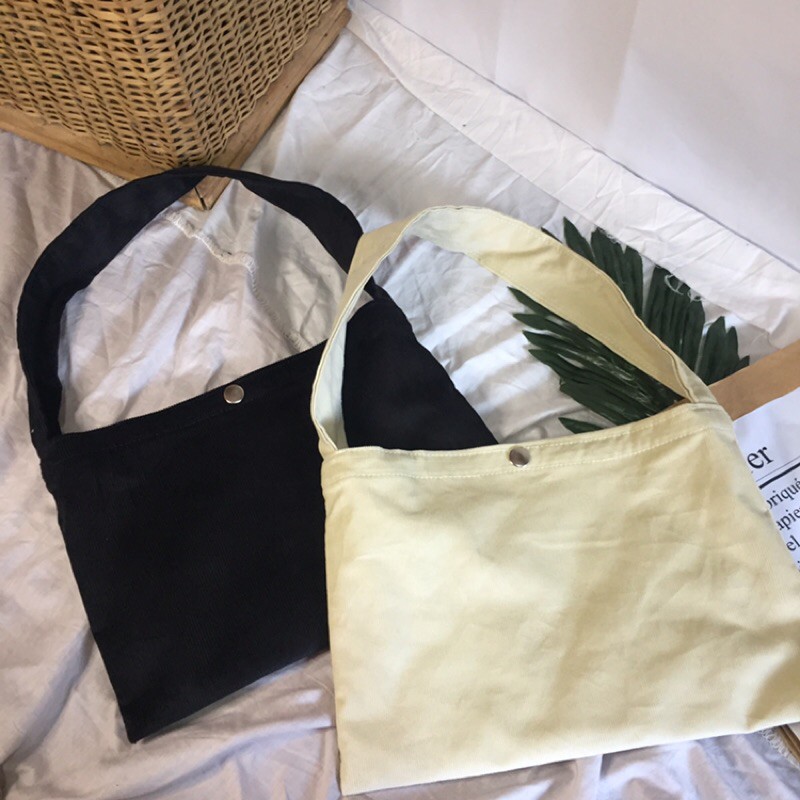 Corduroy best sale baguette bag