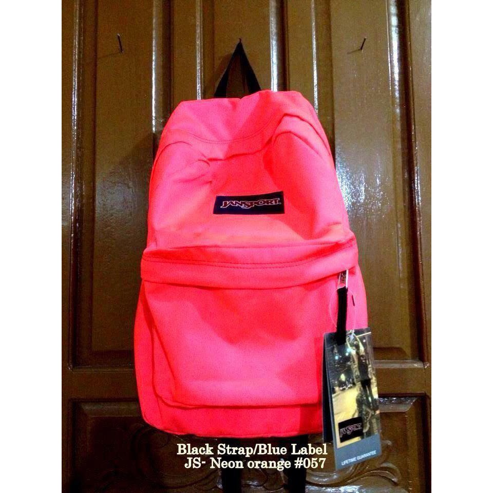 Neon orange jansport outlet backpack