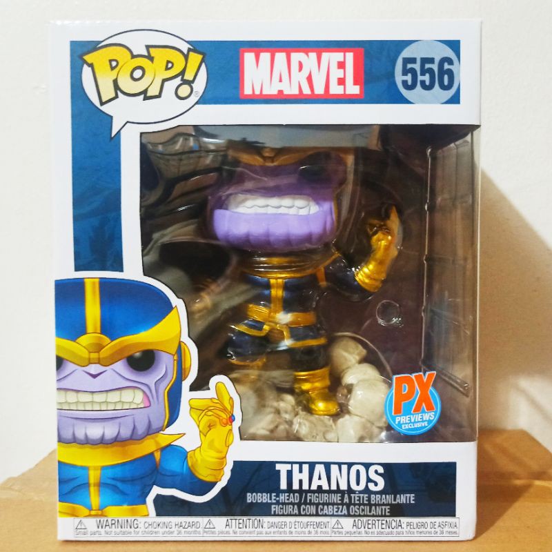 Funko Pop - Thanos (super Sized 6) - Marvel Studios - #556