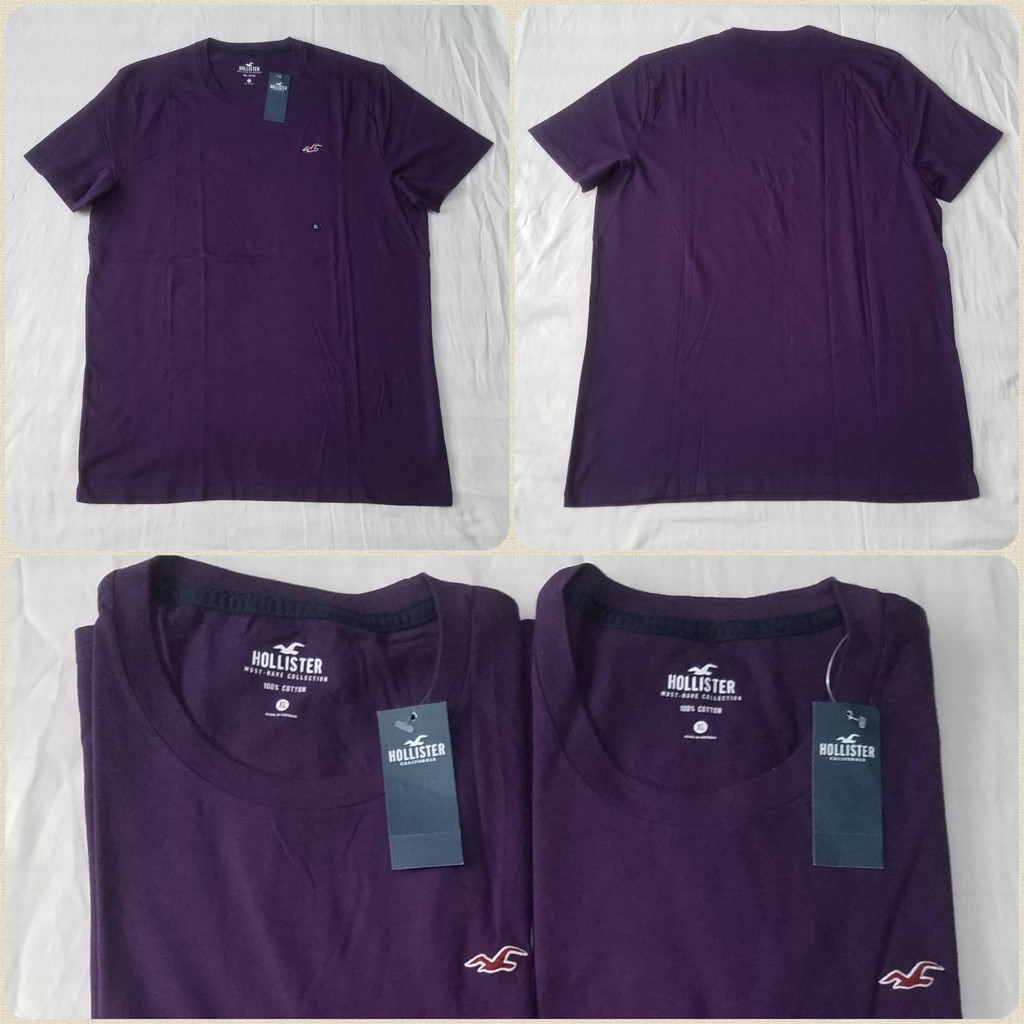 Hollister purple shirt new arrivals