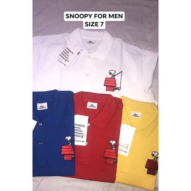 Lacoste snoopy polo sale shirt