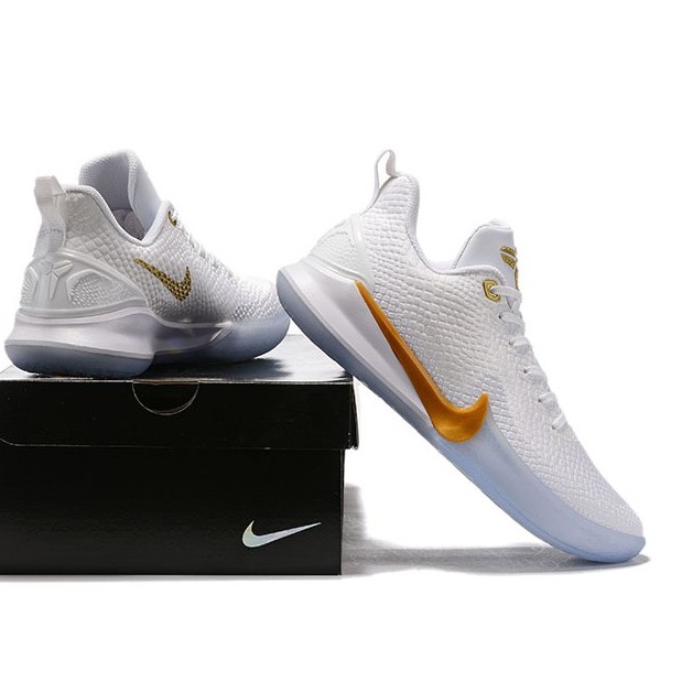 100 Original Nike Kobe Bryant KOBE MAMBA FOCUS Platinum White Basketball Shoes For Men