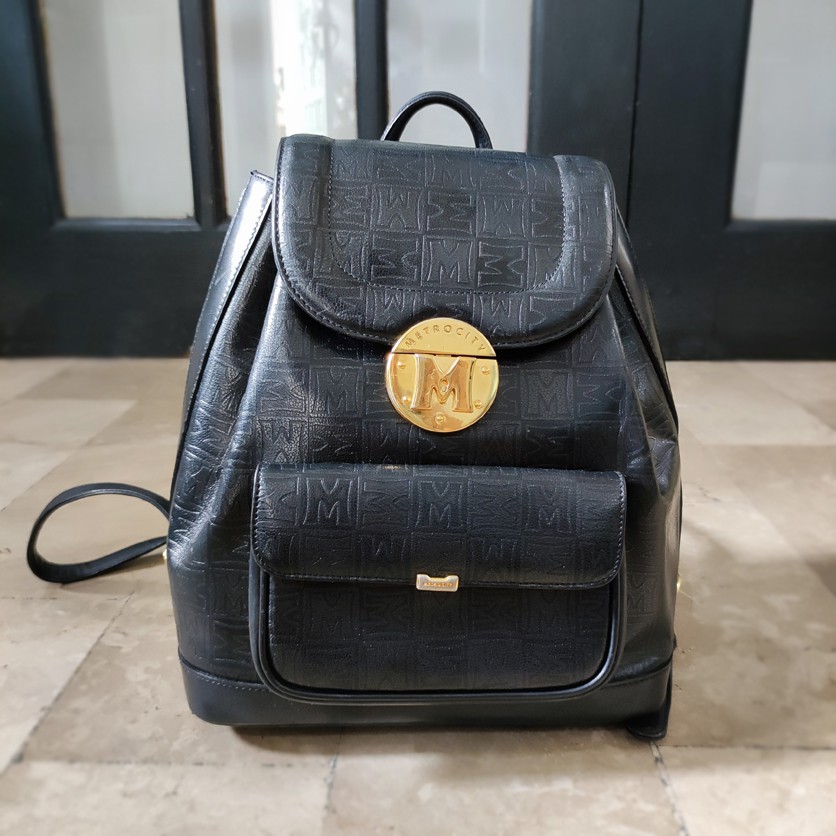 Metrocity leather backpack small size