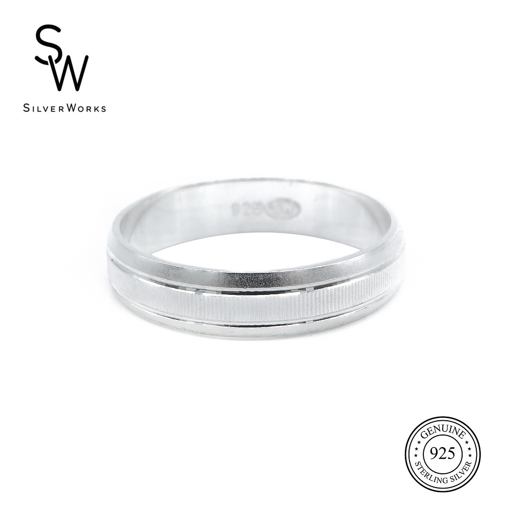 Silverworks on sale titanium ring