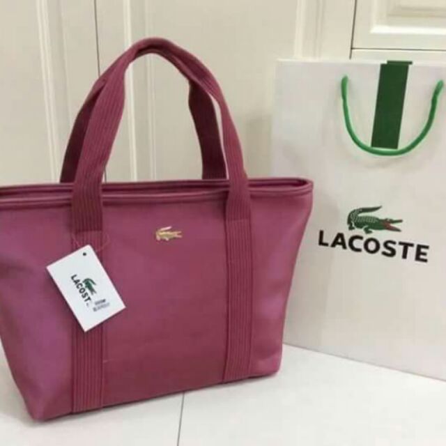 Lacoste satchel best sale bag price