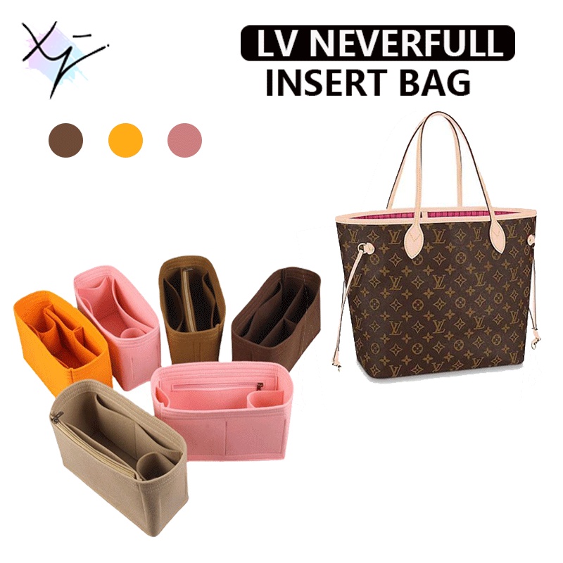 Organizer For Neverfull Pm Mm Insert Bags Makeup Handbag Inner Purse  Portable Travel Liner Pouch Comesti Base Velvet -(Handmade) - AliExpress
