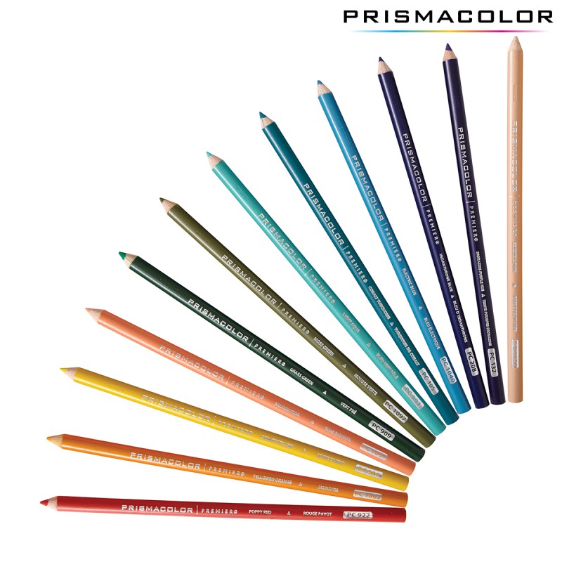 6 Assorted Colored 2.9 mm Lead Refills, Bold Wood Colored Pencils, 12  Unique Colors Cute Kawaii School Supplies, Deli Prisma Colored Pencils Set  for