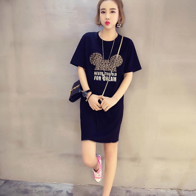 Korean on sale shirt dress