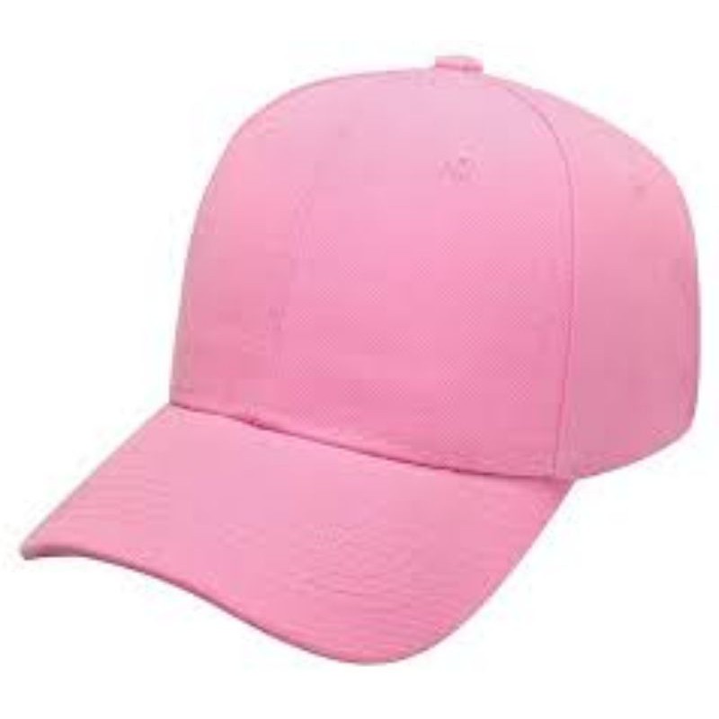 Plain pink sales cap