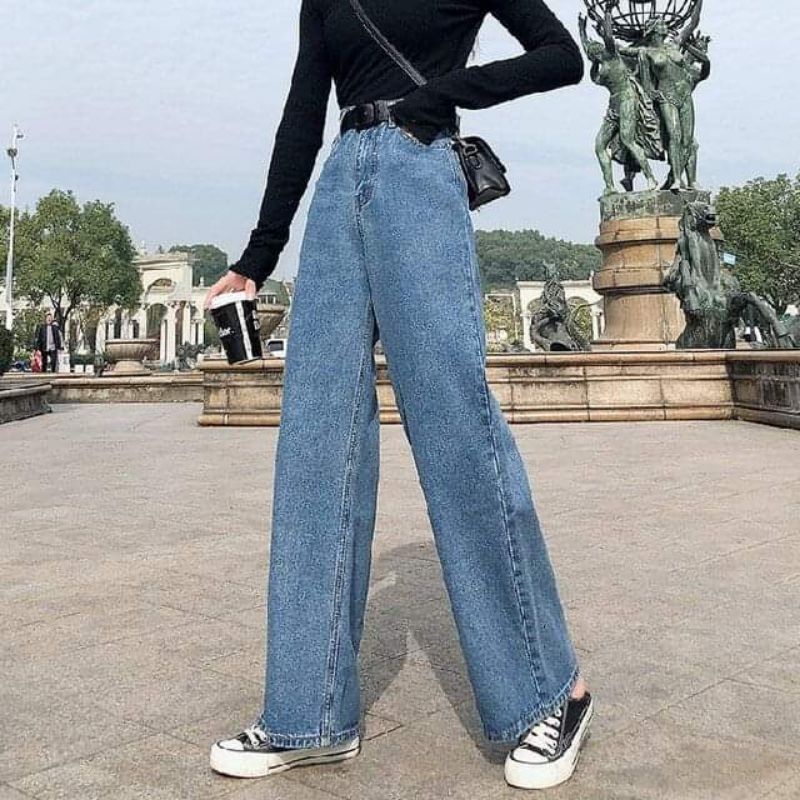 Wide Leg Pants High waist Trend Denim