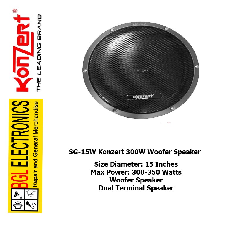 Konzert sales woofer speaker