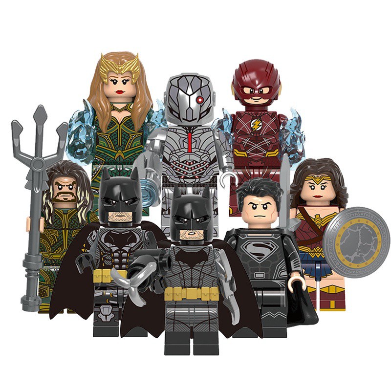 Justice league lego discount minifigures