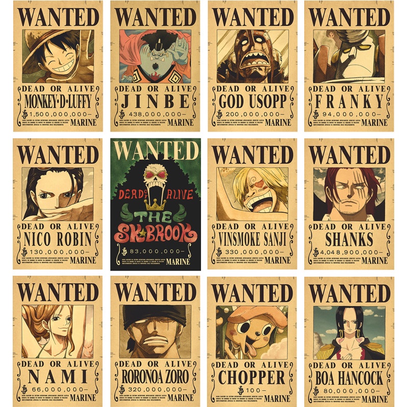 One piece deals wanted poster hd