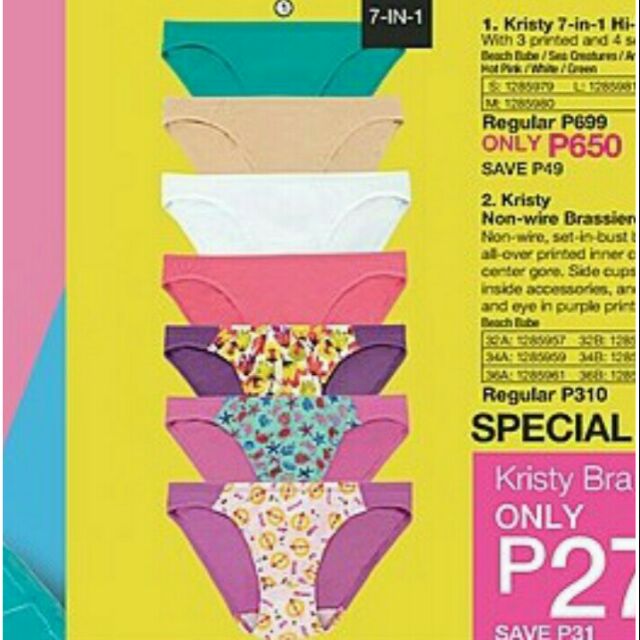 Avon - Product Detail : Melanie 7-in-1 Hi-Leg Panty Pack